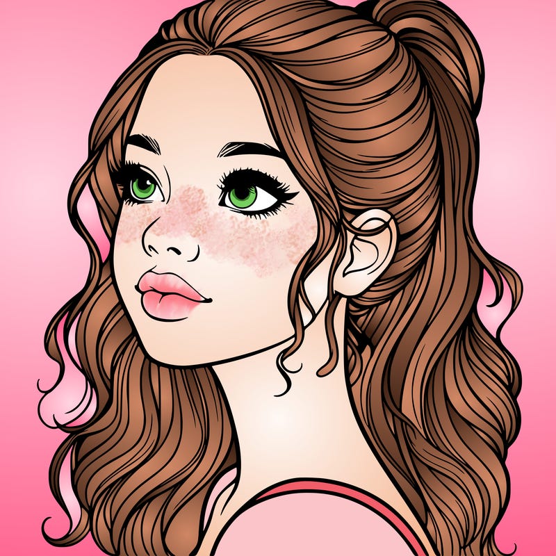 beautiful realistic girl