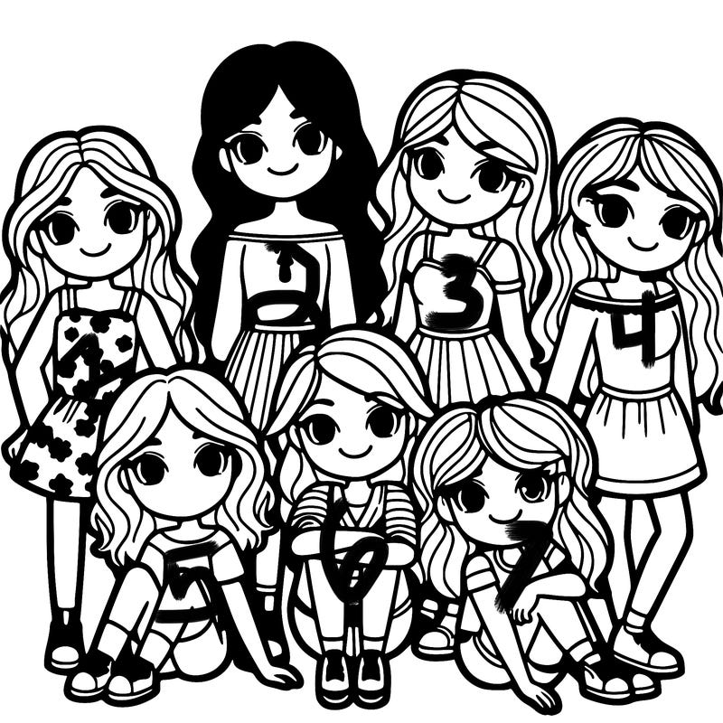 group of girls
