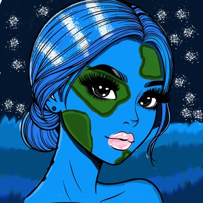 realistic girl with lashes