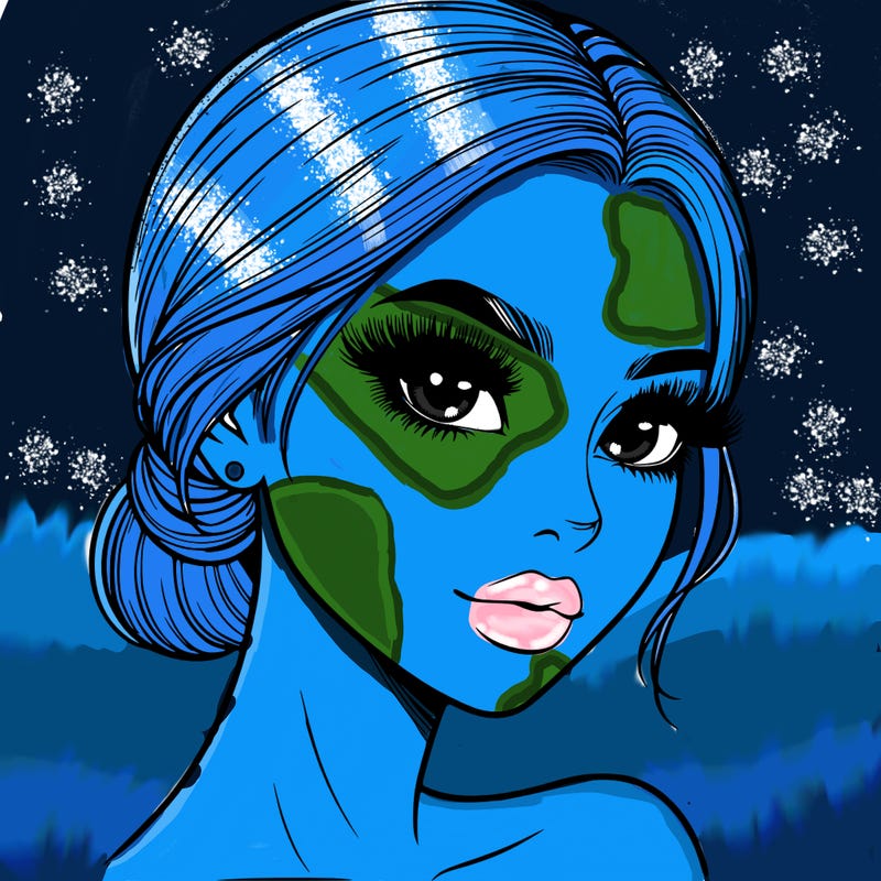 realistic girl with lashes