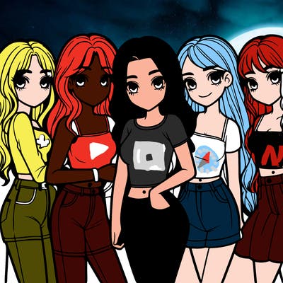 group of girls