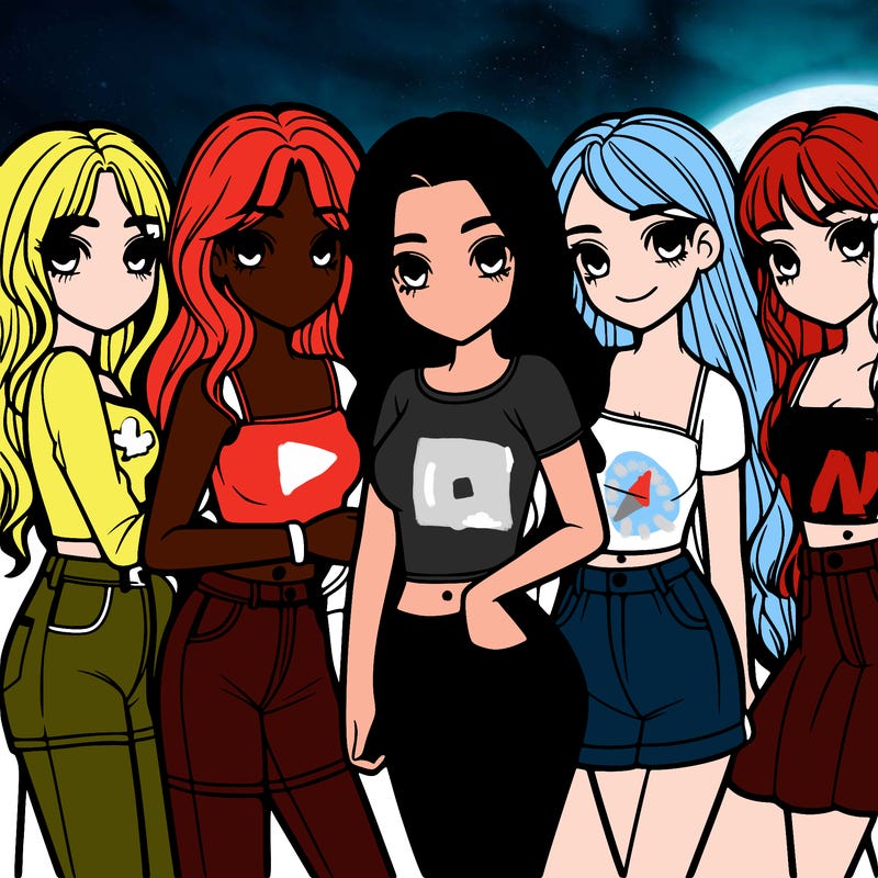 group of girls