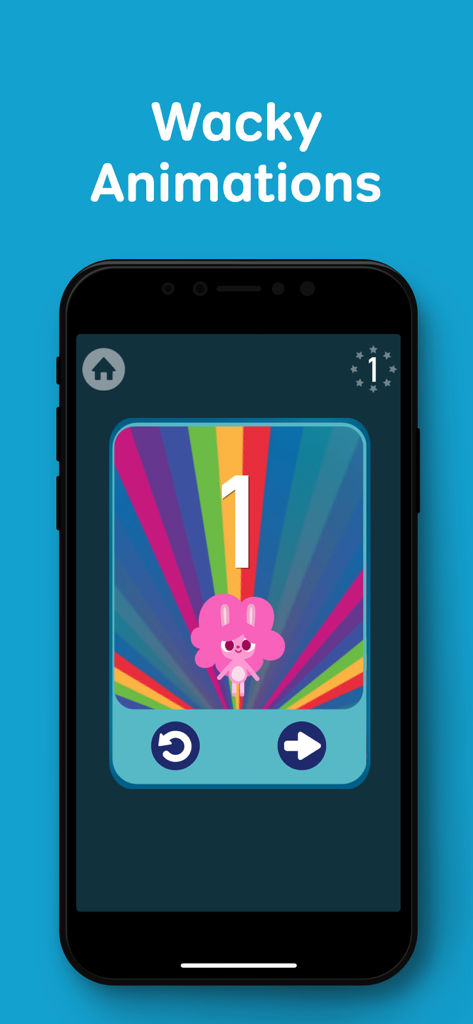 MarcoPolo Recall - A screen from the MarcoPolo Recall app showing a pink character with wacky animations on a rainbow background