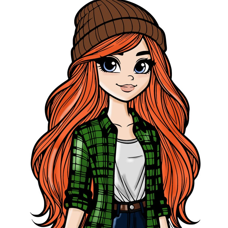 realistic version of wendy from gravity falls (pretty)