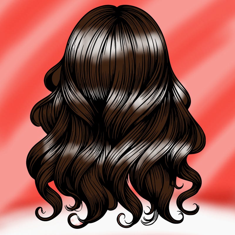 realistic hair