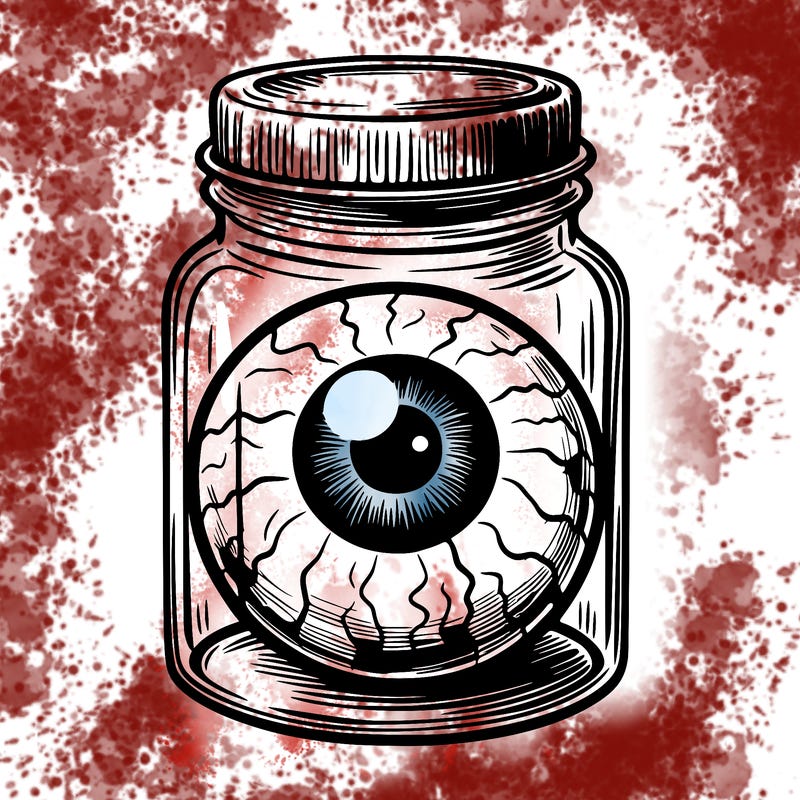 eyeball in jar