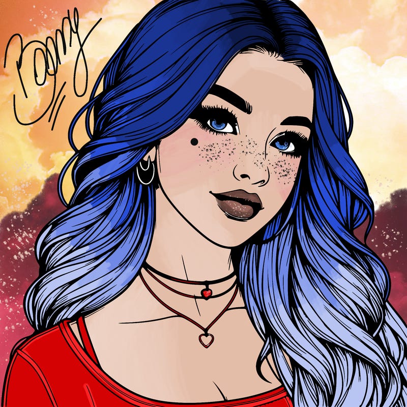 detailed realistic girl