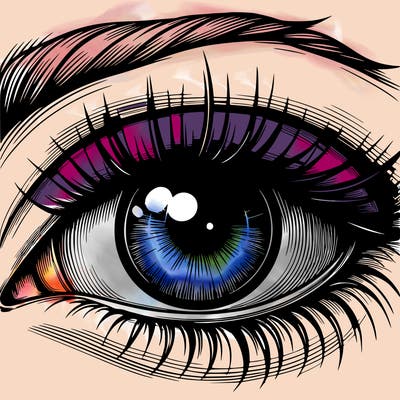 realistic eye