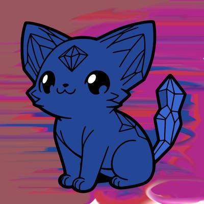 crystal kitten