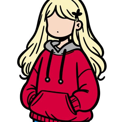 girl in sweatshirt