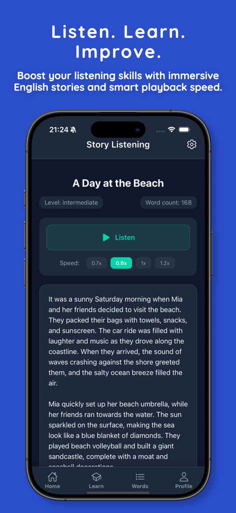 AI English Speak : Wordix - Education App | MWM