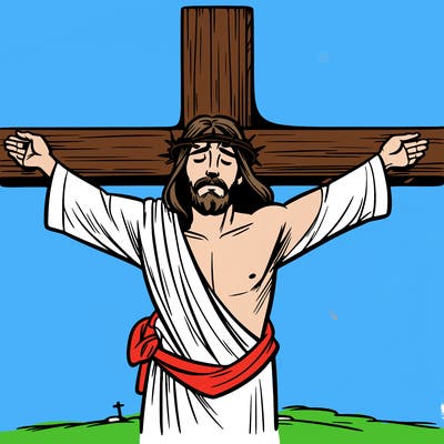 jesus on the cross