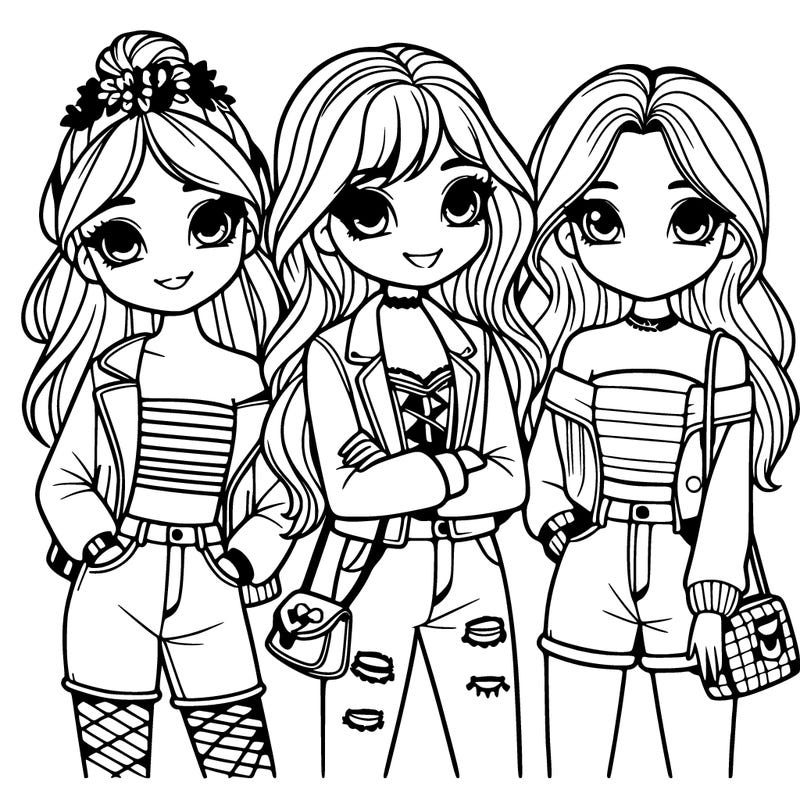 best friends/girls/ fashion