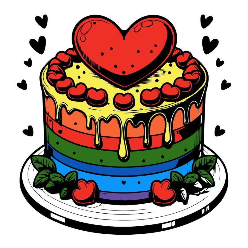 realistic heart cake