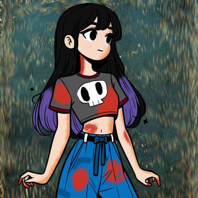 girl in a cute crop top