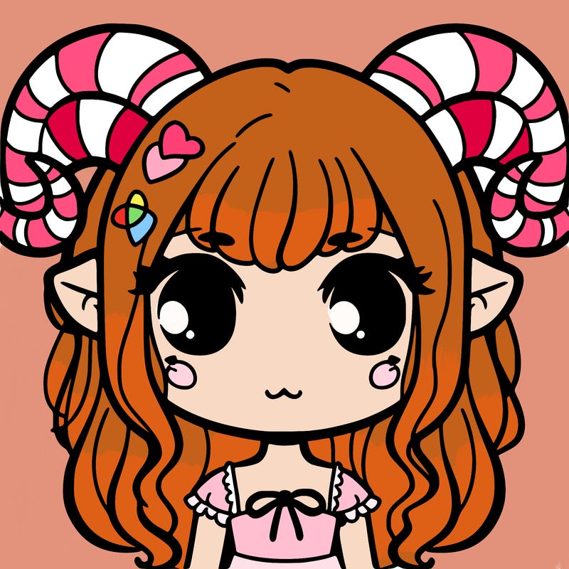 girl with horns