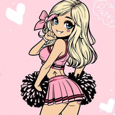 realistic cheerleader