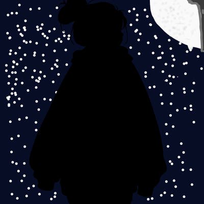 realistic girl with a oversized sweatshirt on and a bun