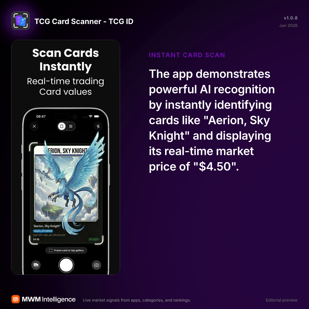 TCG Card Scanner - TCG ID - Lifestyle App | MWM
