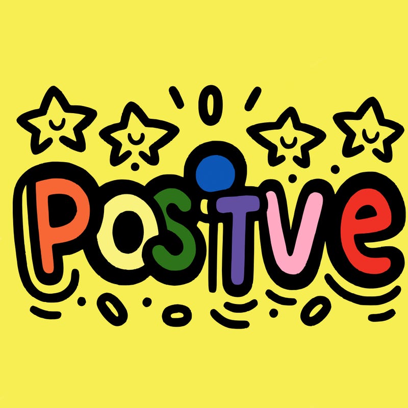 the word positive