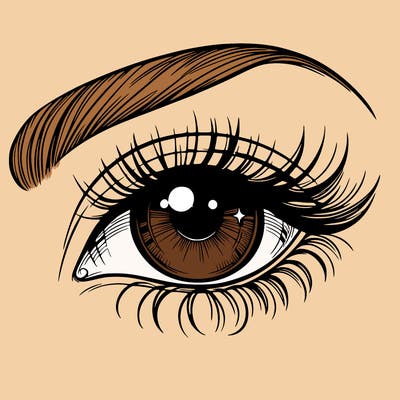 a beautiful eye