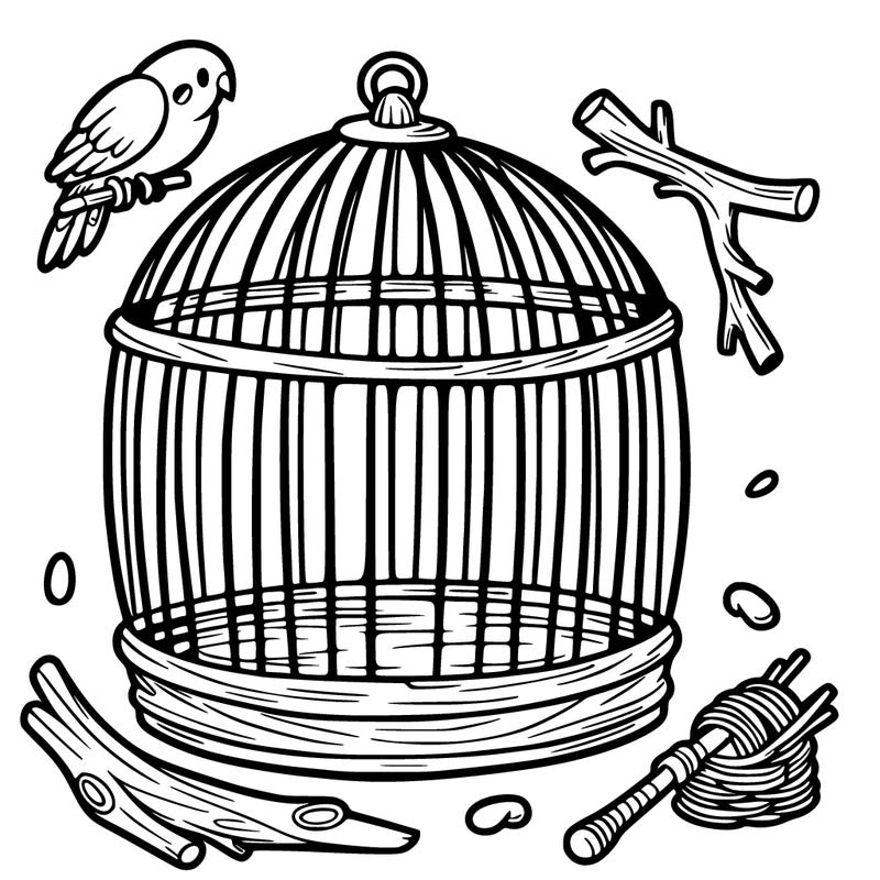 a cage