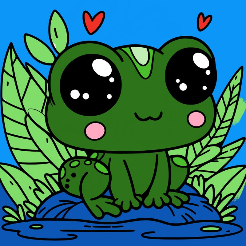 .cute frog