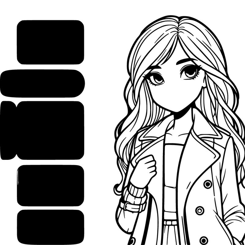 beautiful girl wearing a jacket