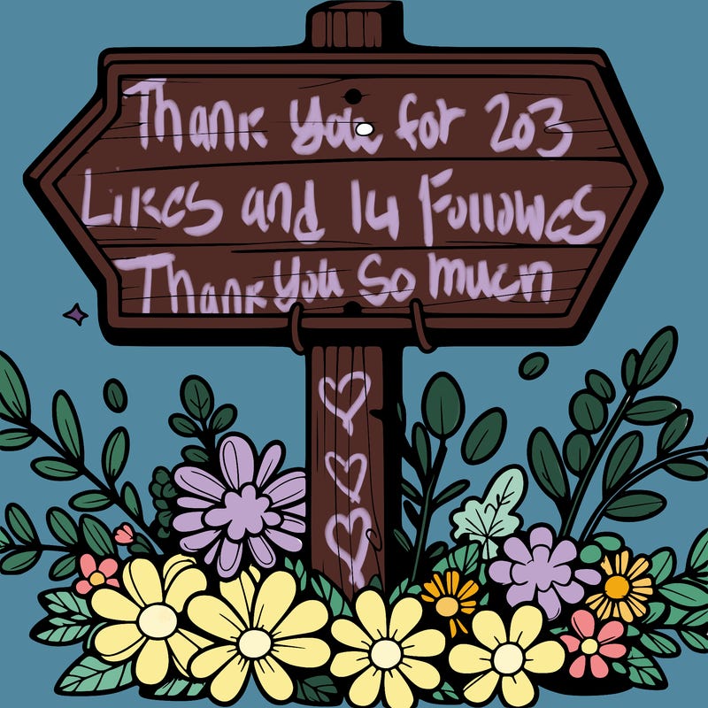 empty sign with flowers