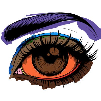 realistic eye