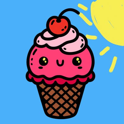 cute ice cream