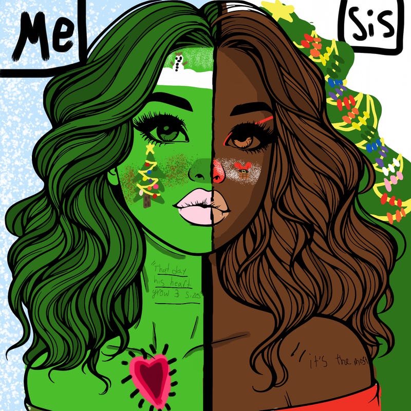 realistic girl with wavy hair and lips