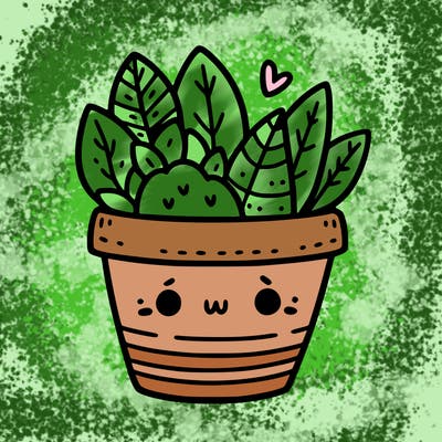 cute plant pot