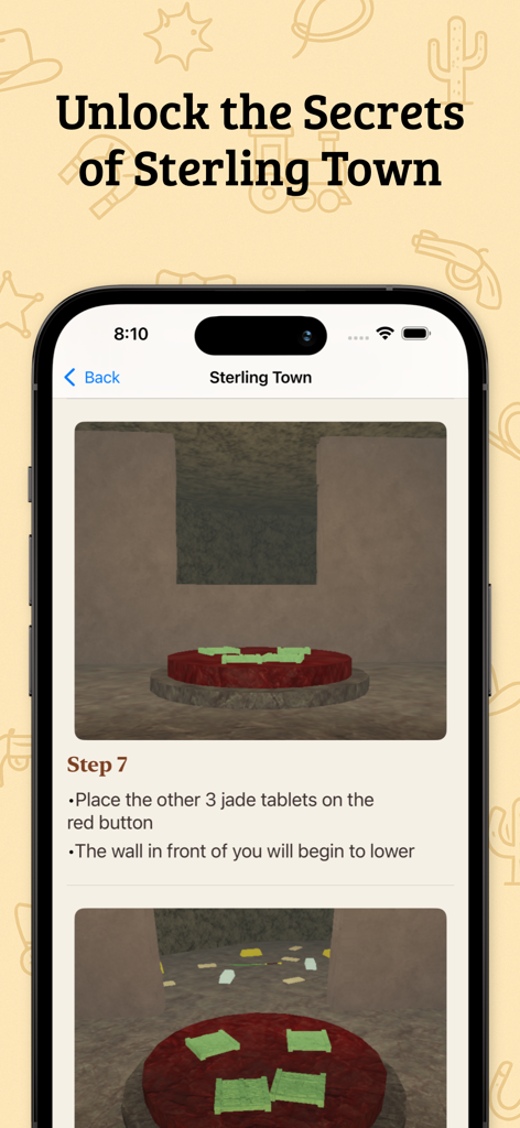 Dead Rails Guide – Unofficial - Instruções passo a passo para os segredos de Sterling Town no aplicativo Dead Rails Guide