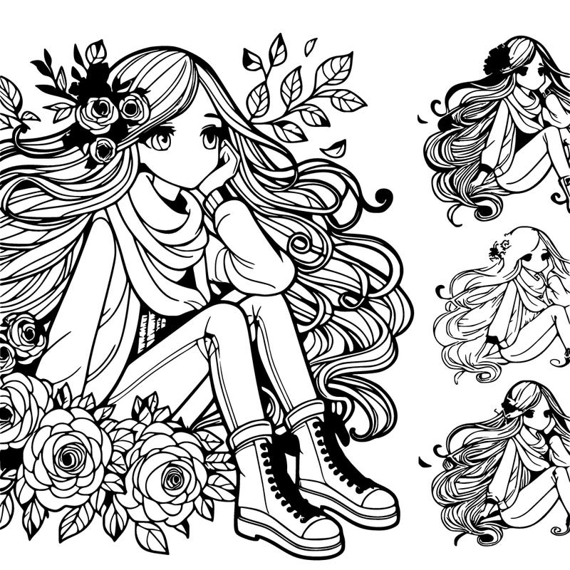 realistic beautiful girl