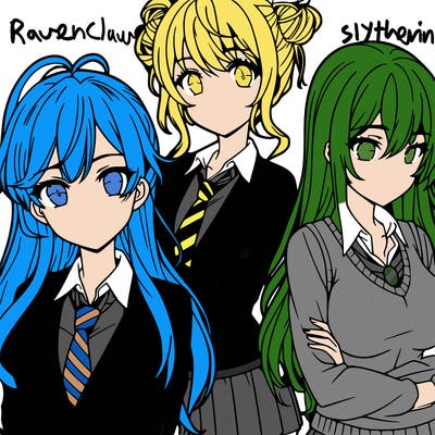 anime girls teenagers