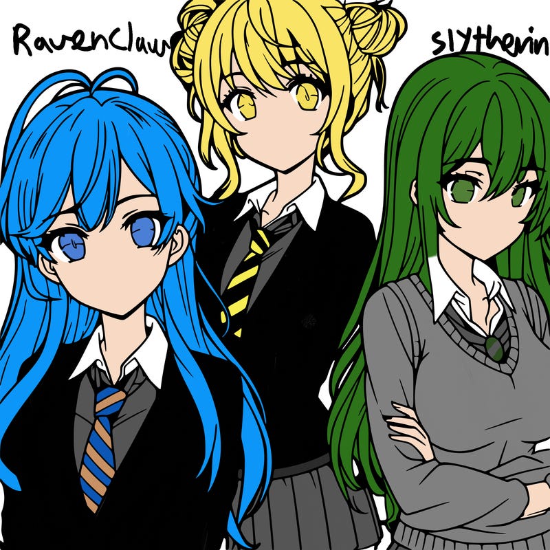 anime girls teenagers