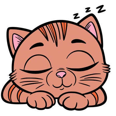 sleepy cat