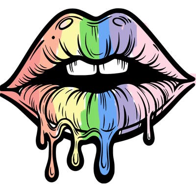 lips that look realistic and drip