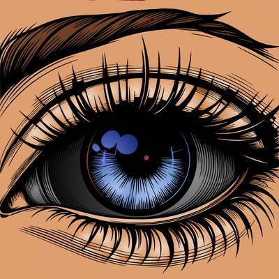 realistic eye
