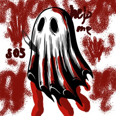 realistic creepy ghost