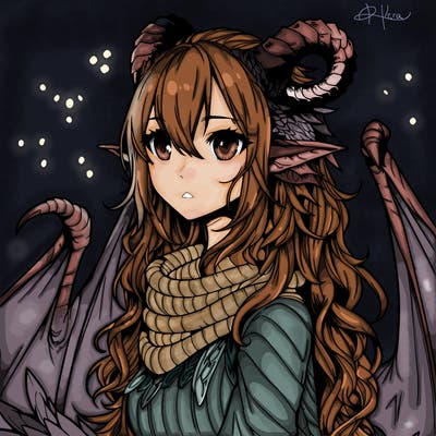 dragon girl realistic fantasy