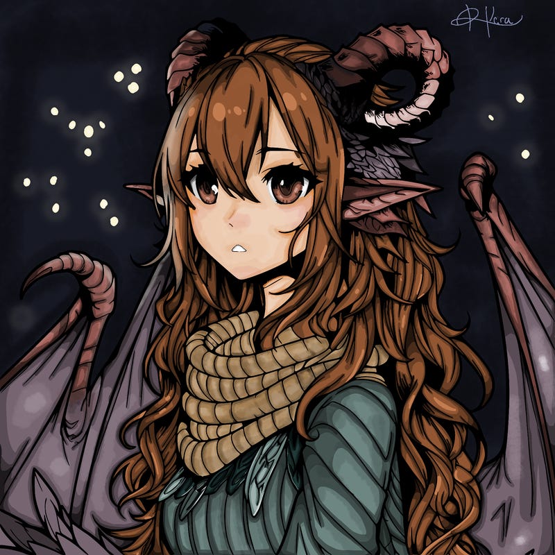 dragon girl realistic fantasy