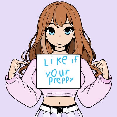 girl holding a blank sign in a long sleeve crop top