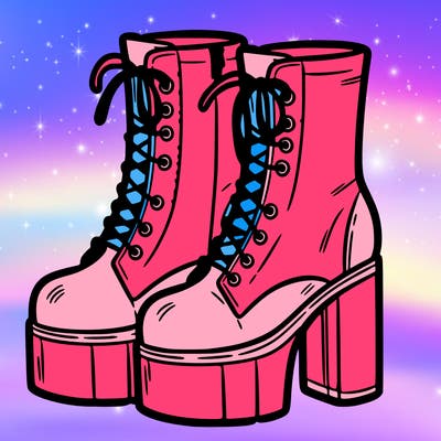 boots with a heel bottom