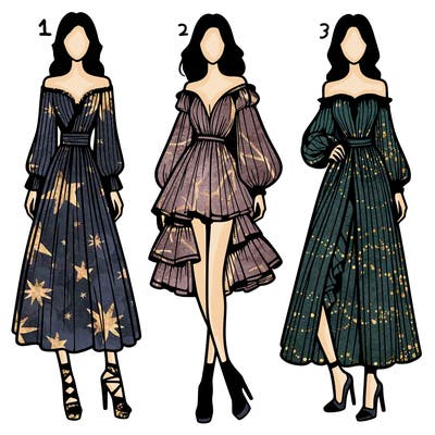 fashion models dresses