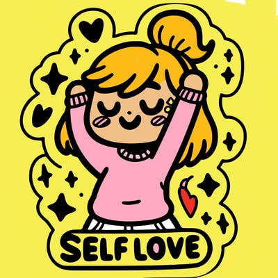 self-love sticker