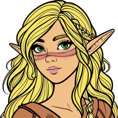 realistic elf girl