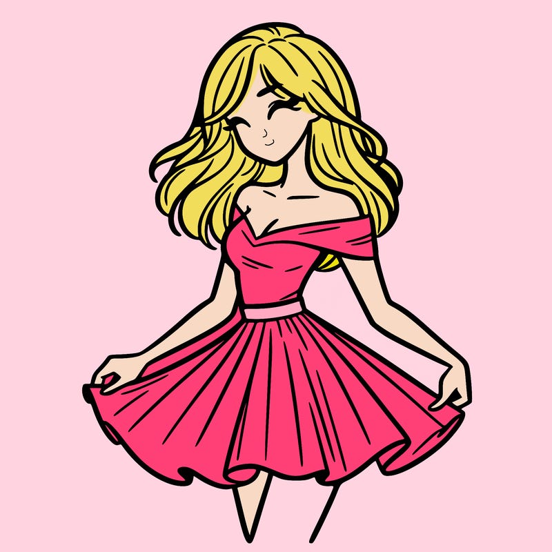 woman in skirt