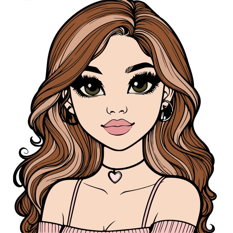 realistic pretty girl